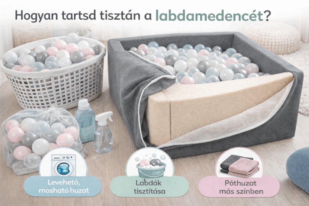 hogyan tartsd tisztán a labdamedencét